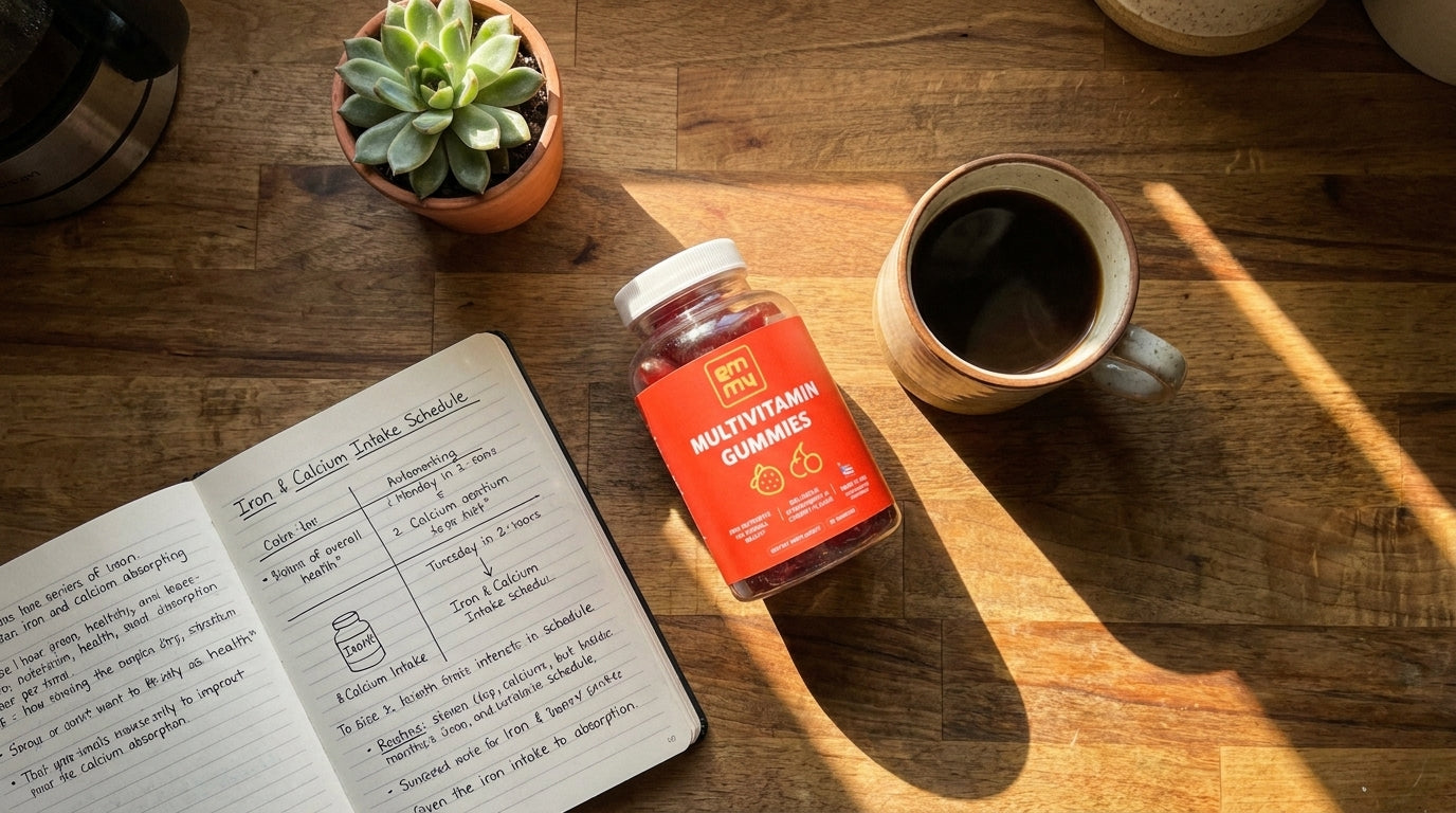 How to Avoid Iron + Calcium Absorption Conflict