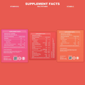 Triple Boost Bundle — Daily Wellness Gummies (Multivitamin + B12 + Vitamin C)