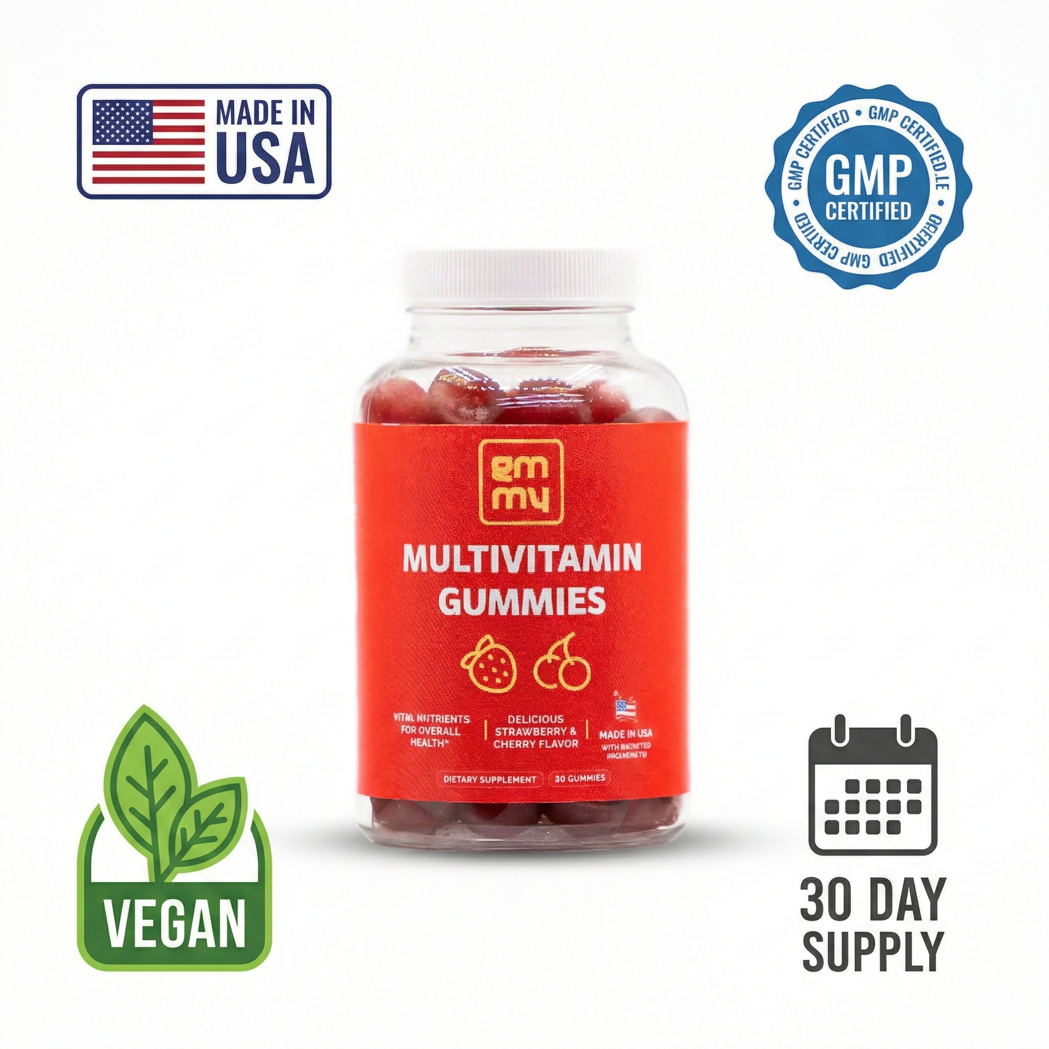 Multivitamin Gummies for Daily Wellness (Adults)